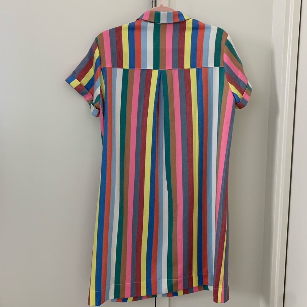 Multicolor vintage dress size L in EUC - Picture 5 of 5